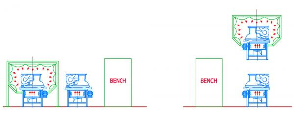 HORIZONTAL AND VERTICAL TUNNEL MODEL