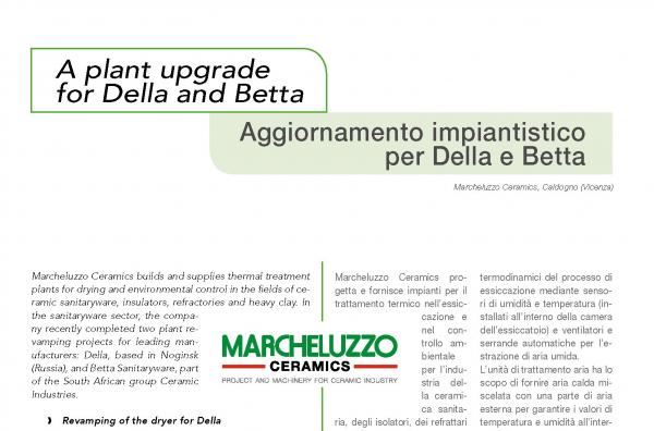 Plant upgrade for Della and Betta companies