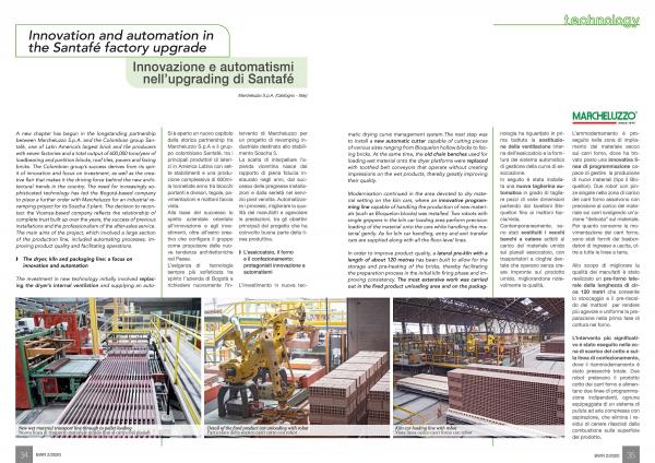 Innovation and automation in the Santafé factory upgrade