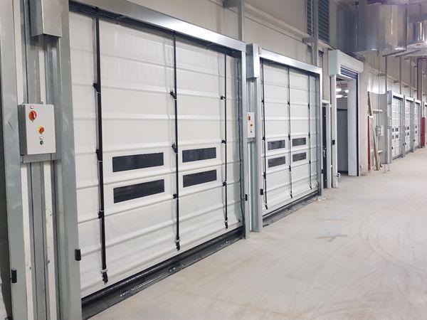 Automatic plastic doors